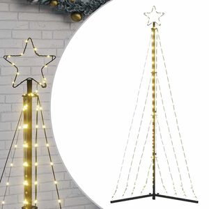 vidaXL LED &Aacute;rvore de Natal 339 LEDs Branco Quente 182 cm