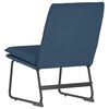 vidaXL Cadeira lounge 52x75x76 cm tecido azul