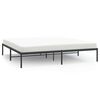 vidaXL Estrutura de cama 200x200 cm metal preto