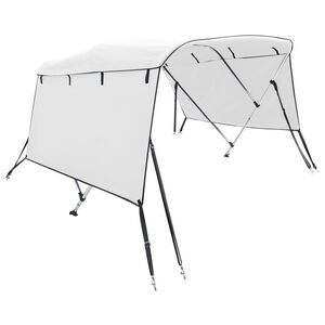 vidaXL Toldo de 3 arcos Bimini c/ paredes laterais 183x(154-167)x137cm