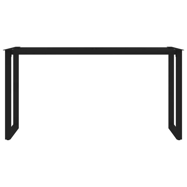 vidaXL Pernas para mesa de jantar estrutura em O 160x70x72 cm