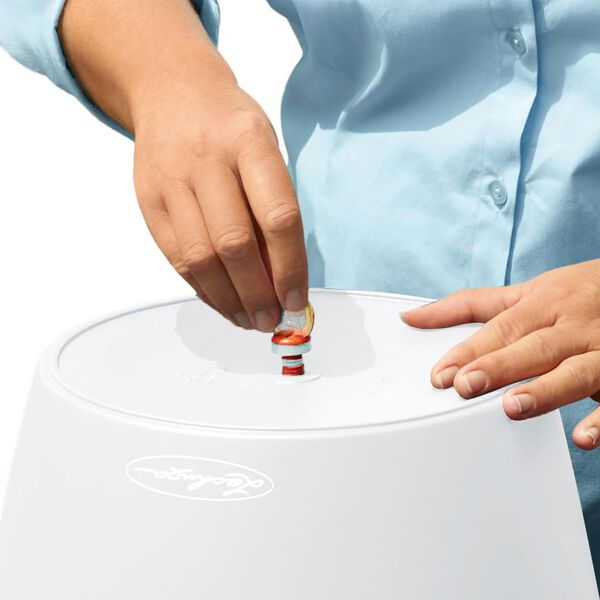 LECHUZA Vaso Classico Color 43 ALL-IN-ONE branco 13230