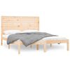 vidaXL Estrutura de cama 140x200 cm madeira maci&ccedil;a