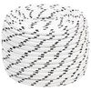vidaXL Corda utilit&aacute;ria multiusos 12 mm 100 m Branco Poli&eacute;ster