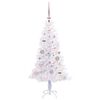 vidaXL &Aacute;rvore de Natal Artificial com 150 LEDs Branco 120 cm PVC e A&ccedil;o
