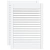 vidaXL Portas de arm&aacute;rio 2 pcs design de persiana pinho maci&ccedil;o branco