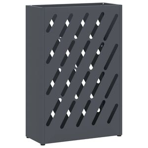 vidaXL Suporte para Guarda-chuva de chuva Antracite 28 x 12 x 41 cm