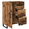vidaXL Buffet com gaveta Madeira Antiga 69,5 x 34 x 90 cm