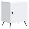 vidaXL Arm&aacute;rio de Cabeceira Branco 43 x 34,5 x 50 cm