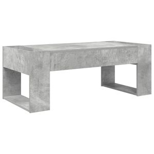 vidaXL Mesa de centro Cinzento 110 x 50 x 41 cm Derivados de Madeira