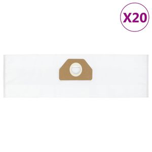 vidaXL Sacos de aspirador de p&oacute; para Karcher 6.959-130.0 20 pcs
