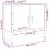 vidaXL M&oacute;vel lavat&oacute;rio 60x33x6 cm derivados madeira carvalho artesanal