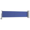vidaXL Toldo lateral retr&aacute;til para p&aacute;tio 60x300 cm azul