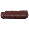 vidaXL Cama para c&atilde;es 105x80x25 cm couro artificial castanho