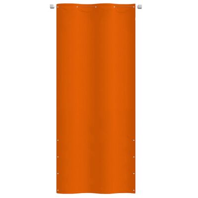 vidaXL Tela de varanda 100x240 cm tecido oxford laranja