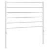 vidaXL Cabeceira de substitui&ccedil;&atilde;o 100 cm metal branco