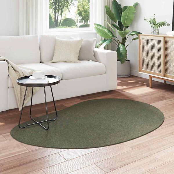 vidaXL Tapetes de &aacute;rea HUARTE Verde Floresta 120 x 170 cm Poli&eacute;ster