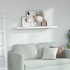 vidaXL Prateleira de Parede M&aacute;rmore Branco 120 x 23,5 x 4 cm