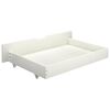 vidaXL Estrutura de cama com 4 gavetas 180x200 cm pinho maci&ccedil;o branco