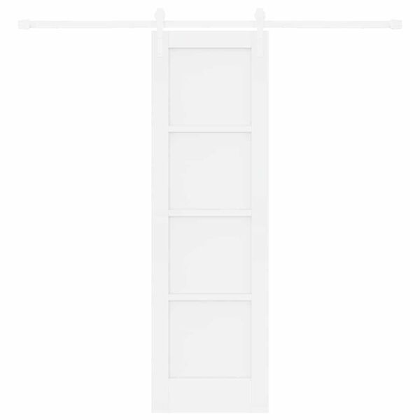 vidaXL Porta Deslizante Branco 61 x 198,5 cm