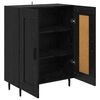 vidaXL Buffet Carvalho Preto 69,5 x 34 x 90 cm