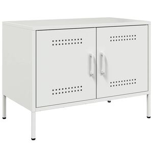 vidaXL M&oacute;vel de TV 68x39x50,5 cm a&ccedil;o branco