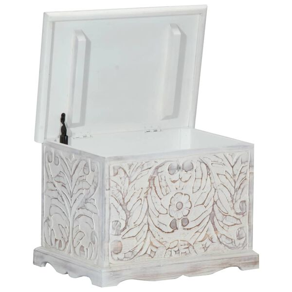 vidaXL Caixa de arruma&ccedil;&atilde;o 58x40x40 cm madeira de ac&aacute;cia maci&ccedil;a