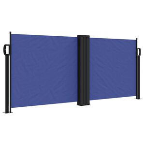 vidaXL Toldo lateral retr&aacute;til 100x1000 cm azul