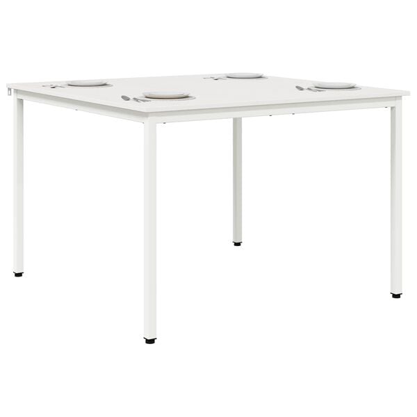 vidaXL Mesa de jantar Branco 110 x 110 x 75 cm