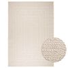 vidaXL Tapete ZIZUR creme 200x290cm aspeto de juta interior e exterior