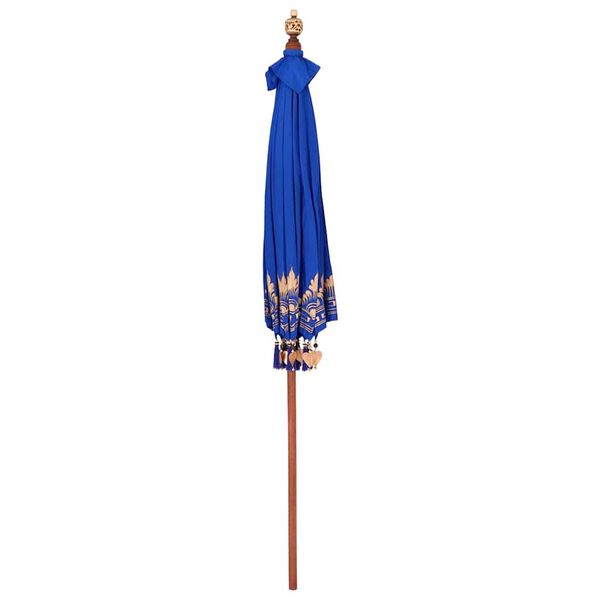vidaXL Parasol Balin&ecirc;s Azul 215 x 215 x 260 cm