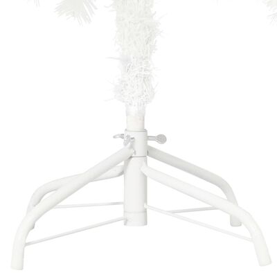 vidaXL Árvore de Natal artificial agulhas realistas 240 cm branco