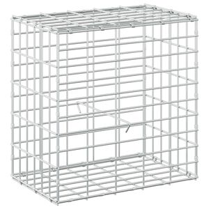 vidaXL Gabi&atilde;o com Fio de 3,5 mm e Malha de 5x10 cm 50x30x50 cm