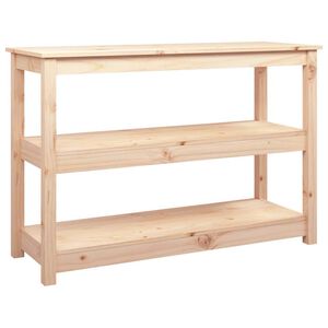 vidaXL Mesa consola 110x40x74 cm madeira de pinho maci&ccedil;o