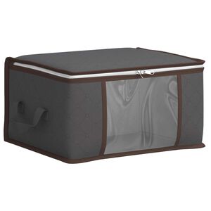 vidaXL Caixa de Armazenamento com Janela Lateral Transparente