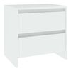 vidaXL Mesa de cabeceira 45x34,5x44,5 cm aglomerado branco