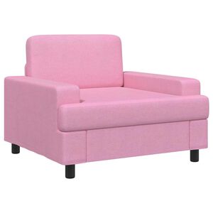 vidaXL poltrona Rosa Tecido