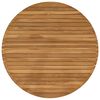 vidaXL Tampo de Mesa &Oslash; 90 x 3,5 Redondo Madeira de Teca S&oacute;lida Natural