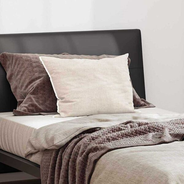 vidaXL Almofada com travesseiro Branco 60 x 40 x 20 cm Poli&eacute;ster