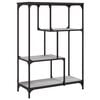 vidaXL Estante 81x36x115 cm derivados de madeira e a&ccedil;o cinzento sonoma