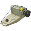 aquaroll Tanque para &aacute;gua residual Wastemaster 38 L bege