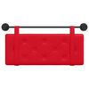 vidaXL Cabeceira Suspensa Vermelho 100 cm Couro Sint&eacute;tico