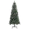 vidaXL &Aacute;rvore de Natal Artificial Verde 150 cm PVC, Pl&aacute;stico e A&ccedil;o