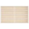 vidaXL Vitrine de colecionador de madeira com portas 60x8,5x37cm