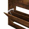 vidaXL Sapateira 63x24x81 cm derivados de madeira carvalho fumado