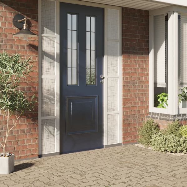 vidaXL Pel&iacute;cula para janela fosca 45x500 cm PVC padr&atilde;o de estrelas