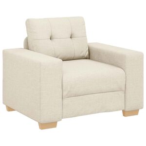 vidaXL Poltrona de Linho 100x78x80 cm