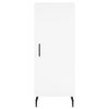 vidaXL Aparador 34,5x34x90 cm madeira processada branco