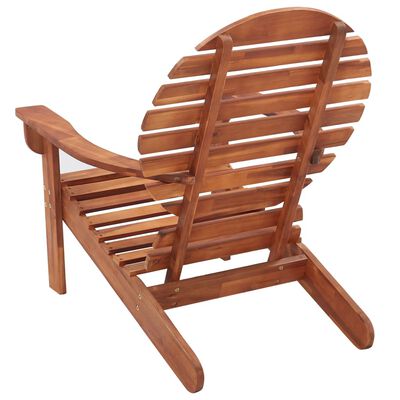 vidaXL Cadeira Adirondack em madeira de acácia maciça
