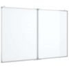 vidaXL Quadro branco magn&eacute;tico dobr&aacute;vel 120x80x1,7 cm alum&iacute;nio